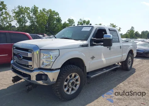2015 Ford F-250 Lariat from USA, damaged, VIN 1FT7W2BT5FED37775